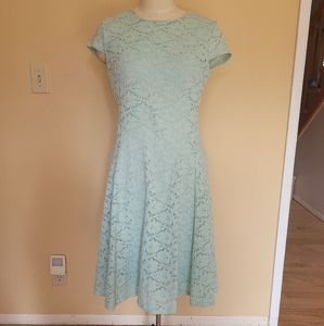 Blue lace dress almost new